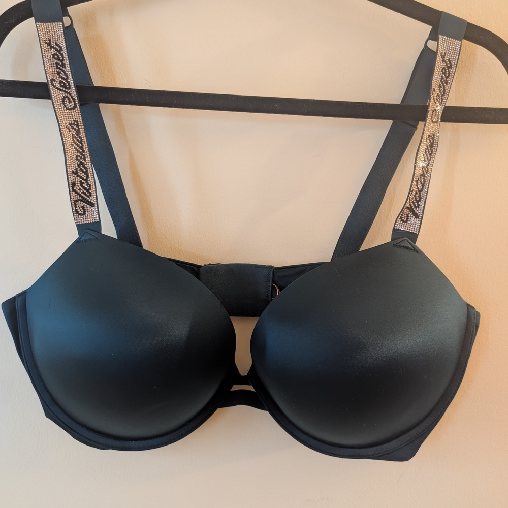 🖤✨ Very Sexy Push-Up Bra | Luxe Lift, Bling Straps, Total Confidence 💎 38DD